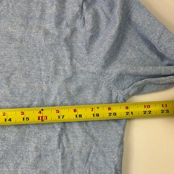 Club Monaco Men's Pastel Blue Linen Blend Crewneck Sweater - Picture 6 of 9